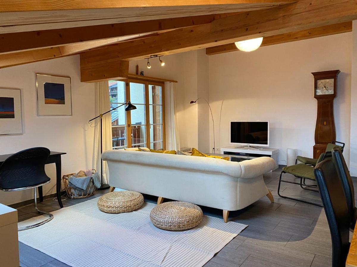 Appartamento Attic In The Alps Luzein Esterno foto